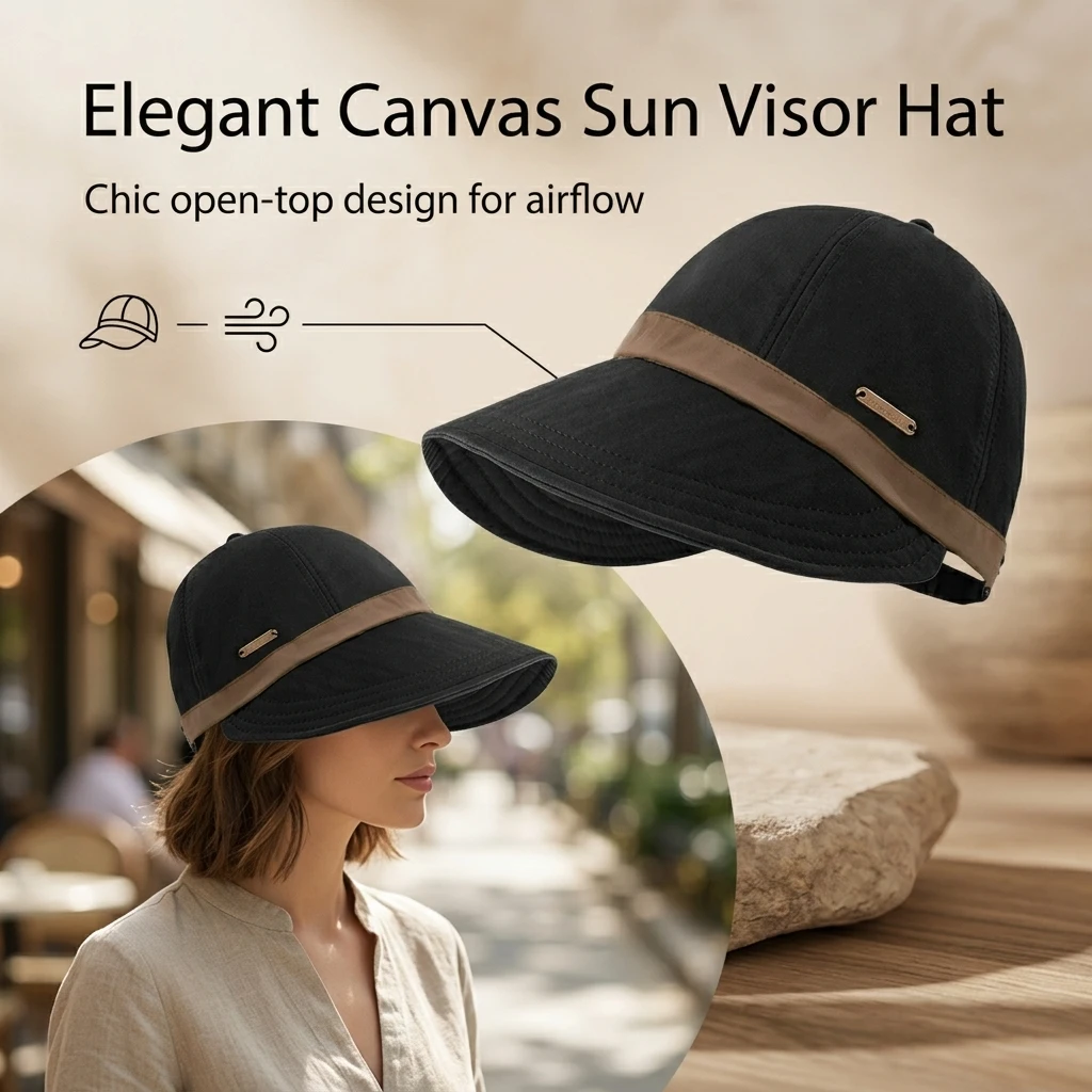 1pc Colorblock Sun Hat Stylish Wide Brim Bucket Hat for Women Summer Beach Vacation UV Protection Mask Holder Accessory