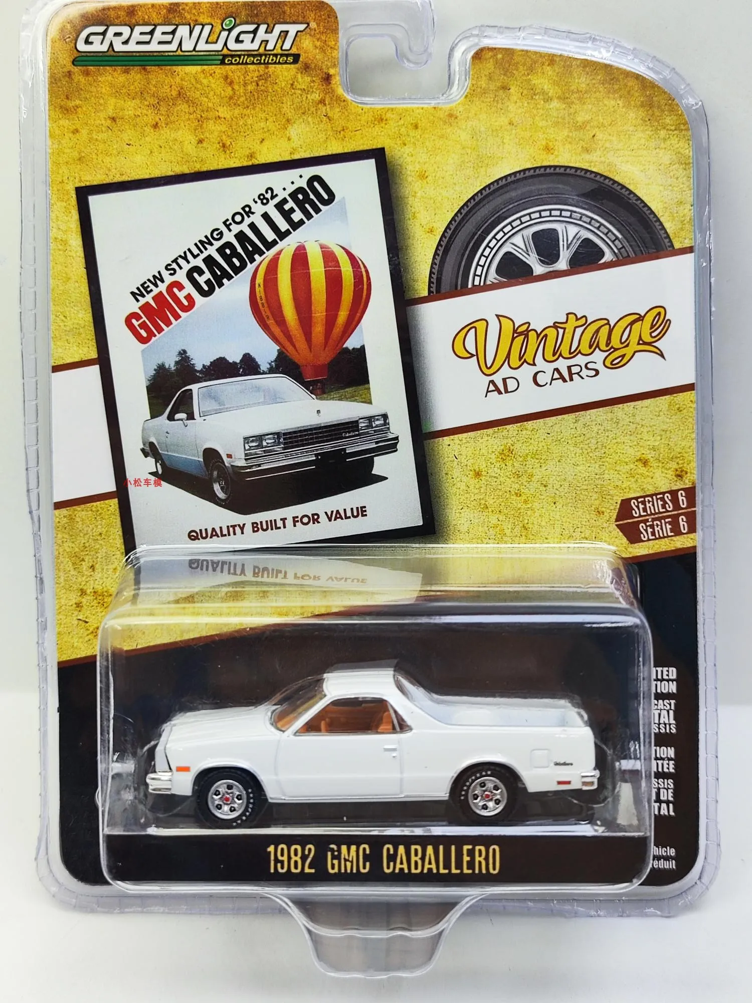 

GreenLight1:64 Retro advertising car series6 - 1982 GMC Caballero