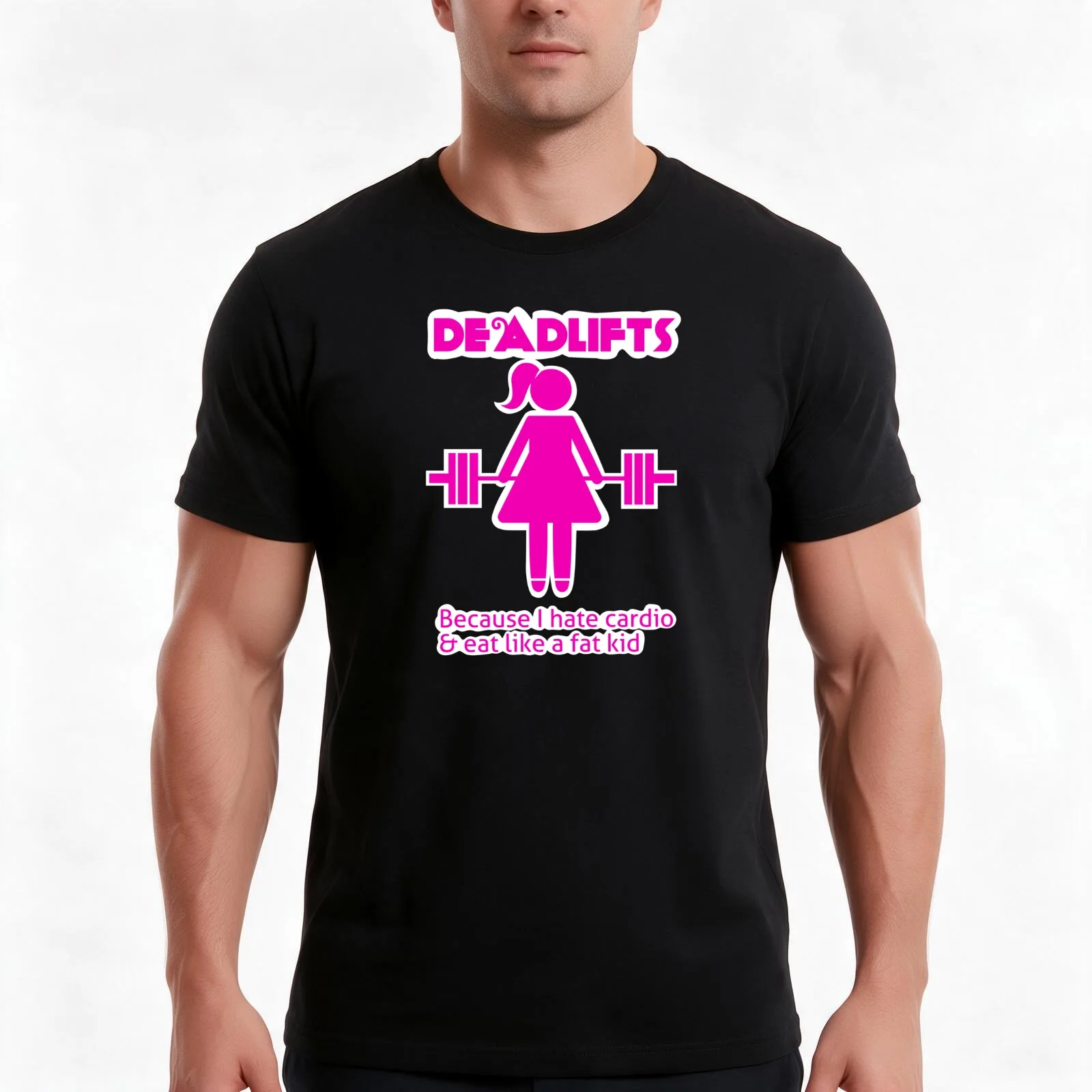 Fitness funny, barbell girl, girls who lift weights T-Shirt, Summer Casual Cotton Tee, Oversized Streetwear Tops, 100% Cotton