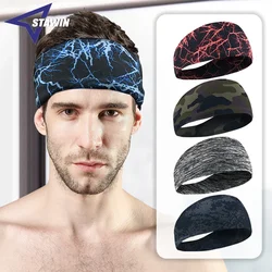 Headband Sweat Bandage Sports Head Hair Band Workout Tennis Fitness Jog Basketball Running Yoga Sweatband Gym Outdoor Women Men