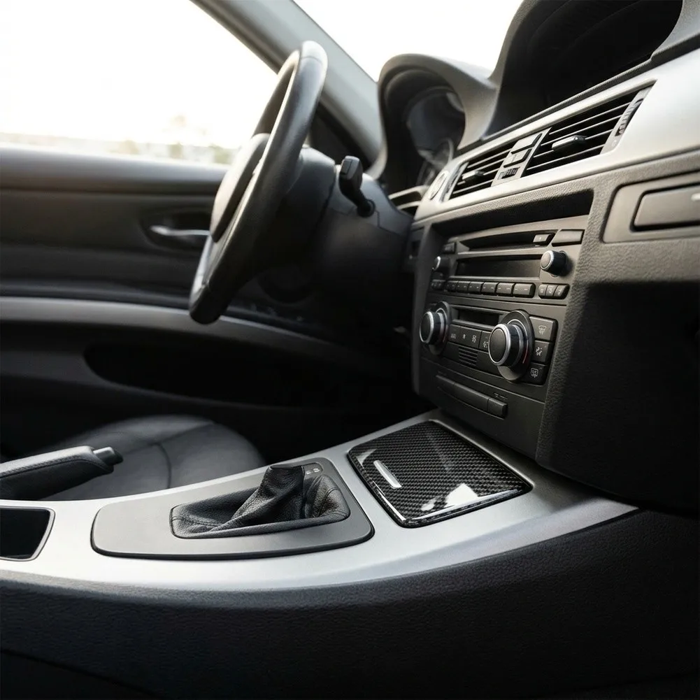 Carbon Fiber Interior Trim Cover for BMW 3 Series for e90 E92 Reliable and Aesthetically Pleasing Easy Installation