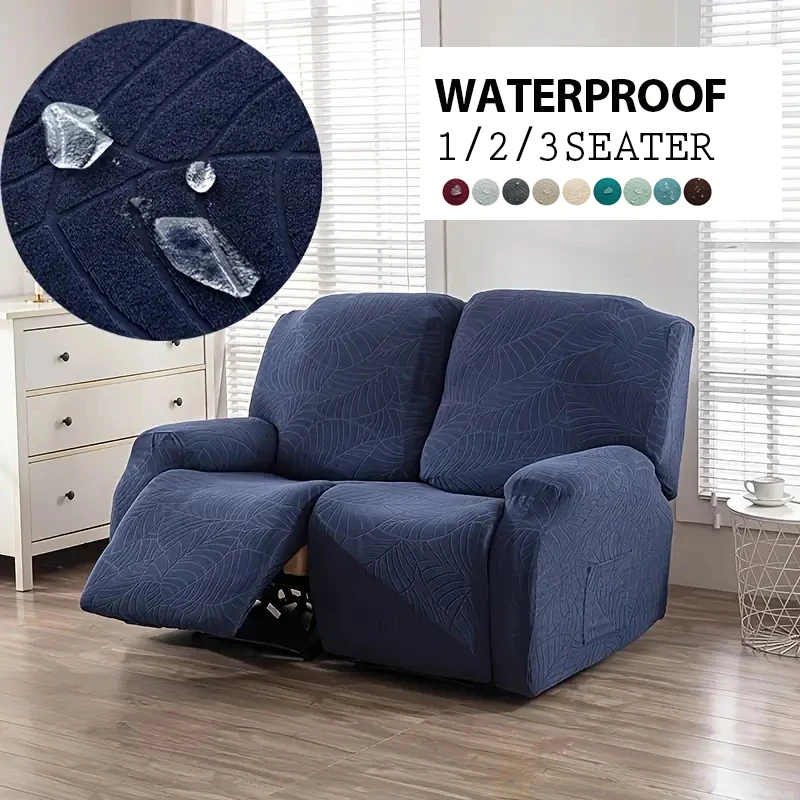 1/2/3seat Waterproof Recliner Sofa Covers Elastic Stretch Recliner Chair Cover For Room Relax Armchair Couch Slipcovers