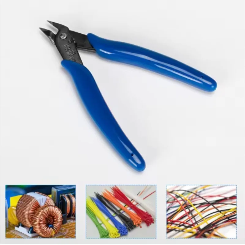 Pliers Carbon Steel Pliers Electrical Wire Cable Cutters Cutting Side Snips Flush Pliers Nipper Home Hand Tools With Cover