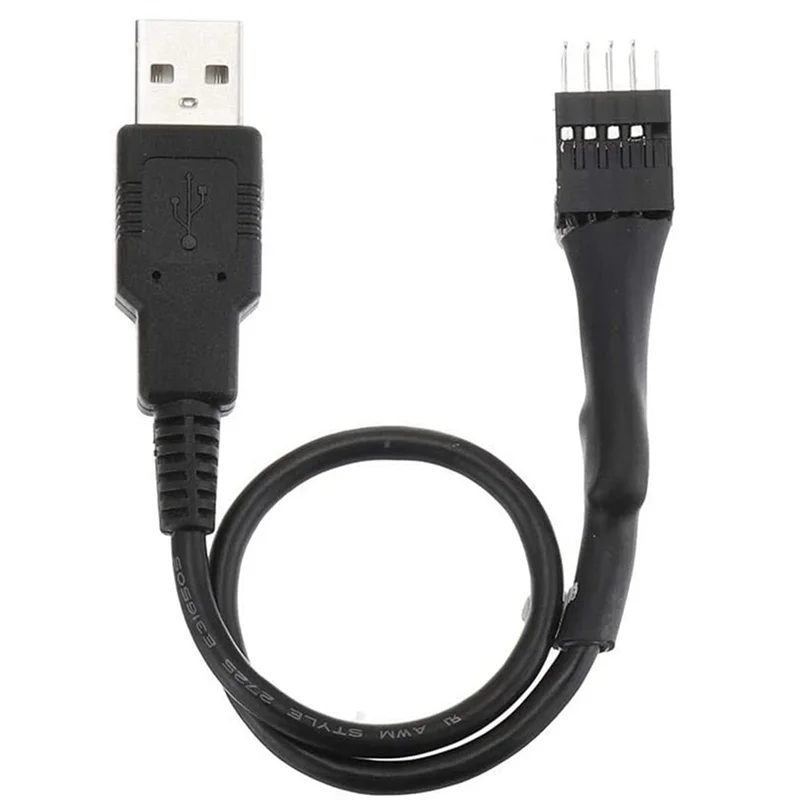 CEA 4 قطعة 20 سنتيمتر 9 دبوس ذكر إلى USB خارجي ذكر الكمبيوتر اللوحة الرئيسية كابل تمديد البيانات الداخلية