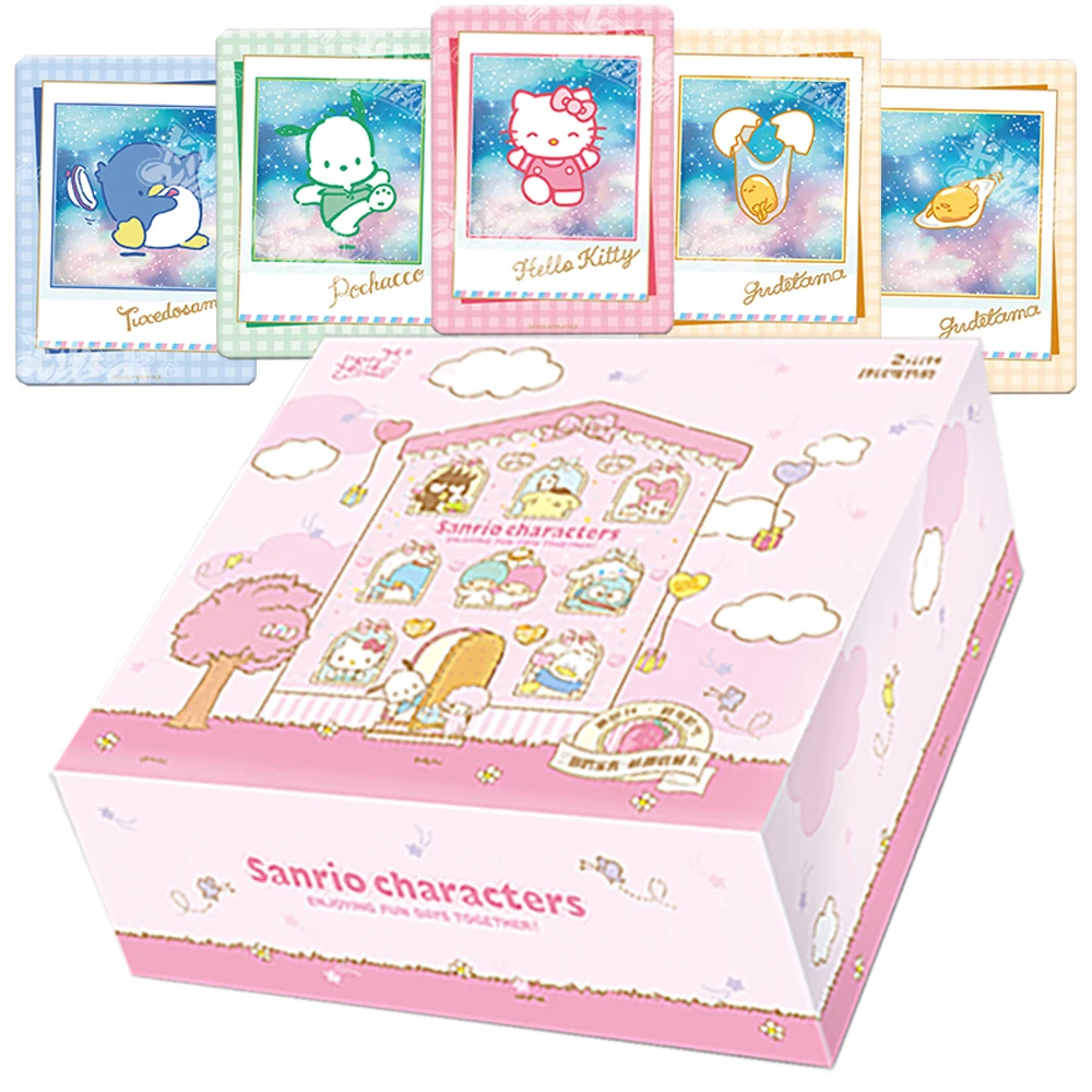 

Оригинальная карта Sanrio для детей Melody Pochacco Pom Pom Purin, классическая мультяшная звезда, ограниченная серия, игровая коллекция, карты, настольные подарки