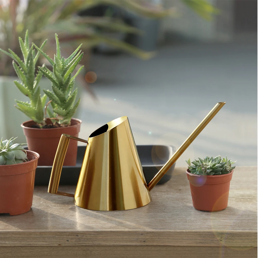

400 Ml Watering Can Indoor Plants Succulent Device Stainless Steel Kettle Vintage Flower Gardening Tool