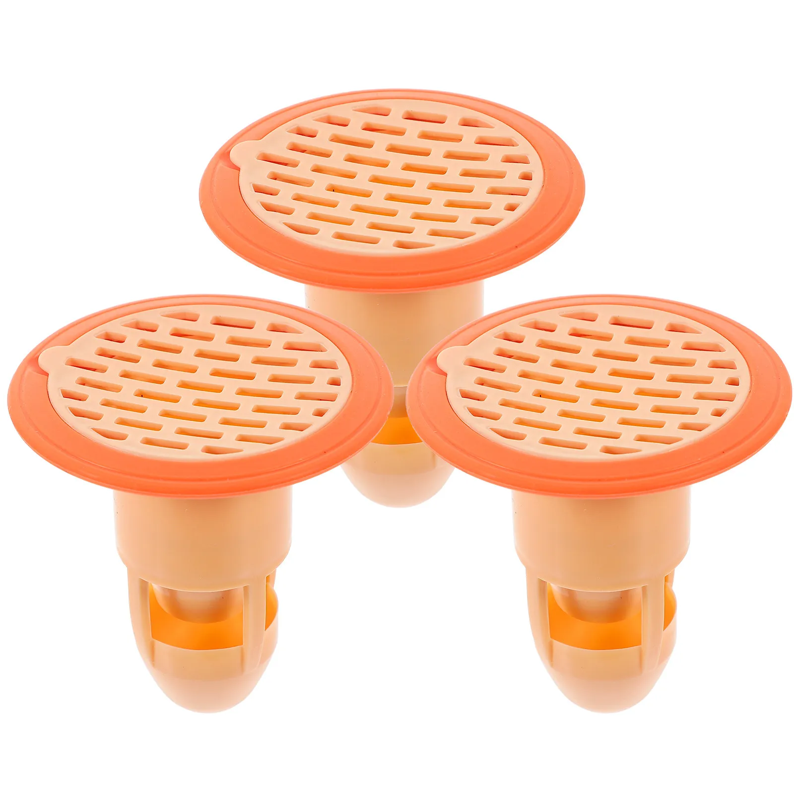 

3pcs Stainless Steel Floor Drain Cover Hair Stopper For Kitchen Bathroom Sink Tub Shower Drain Strainer Odor Blocker