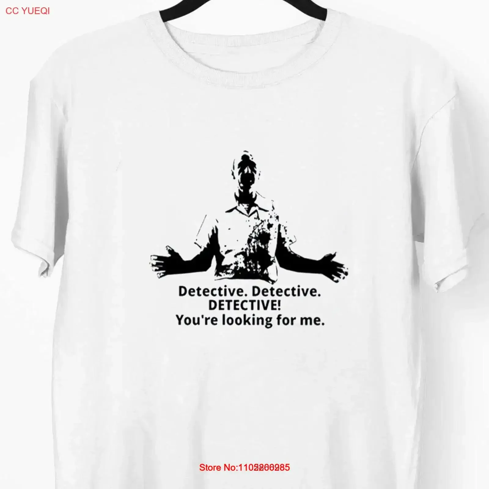 Se7en 1995 جون دو أنت تبحث عني تي شيرت TE8544 عتيق مغسول ممتد ناعم أوم كاجوال مريح للجنسين