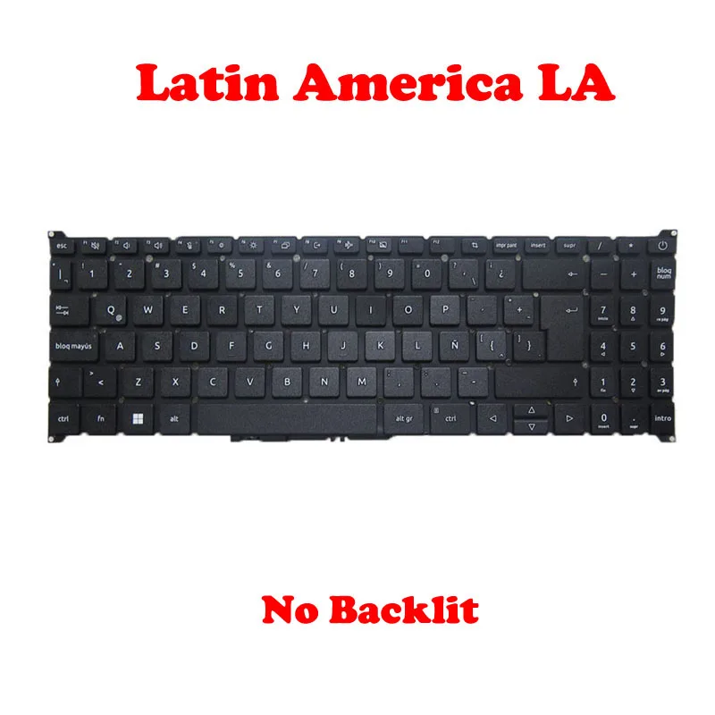 Imagem -05 - Teclado Retroiluminado us la para Acm21g1 e 6la Adequado para Acer A31524p A315-24pt A31559 A51547 N22c6 N22q3 S50-54 A515-57 A715-51 Qv05tp A10b Novo