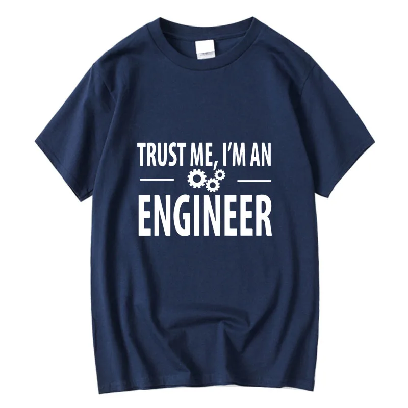 XINYI 100% Cotton Men's T-shirt 'Trust Me, I AM' Customizable Hand-Painted Design Casual Comfortable Men's Fashion Top