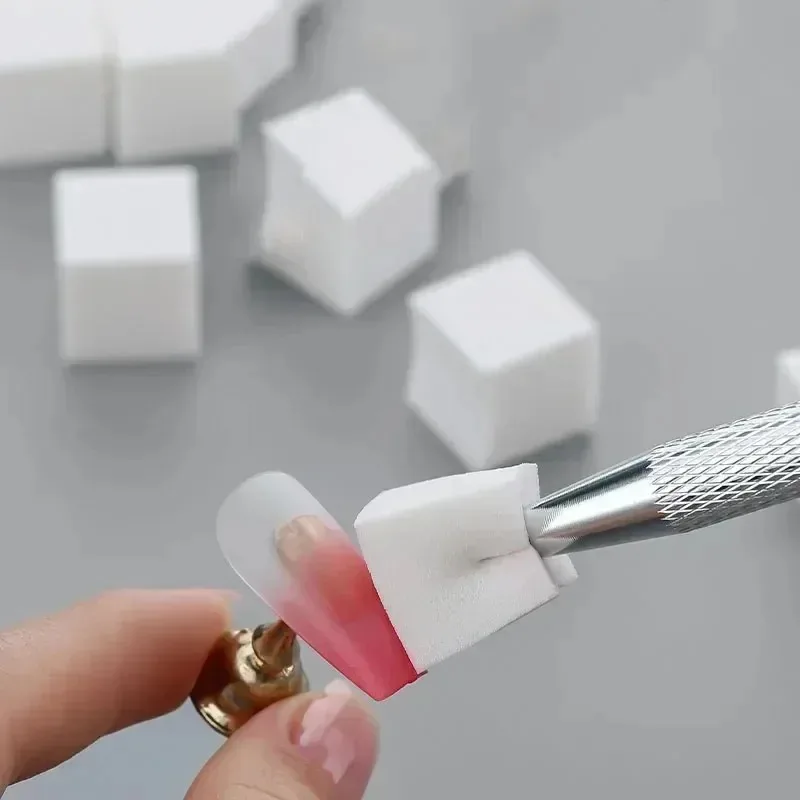 50Pcs Square Nail Art Sponge Set Gradient Nail Brushes Gel Polish Design Nail Sponge Grab Pen Manicure Supplies 229w