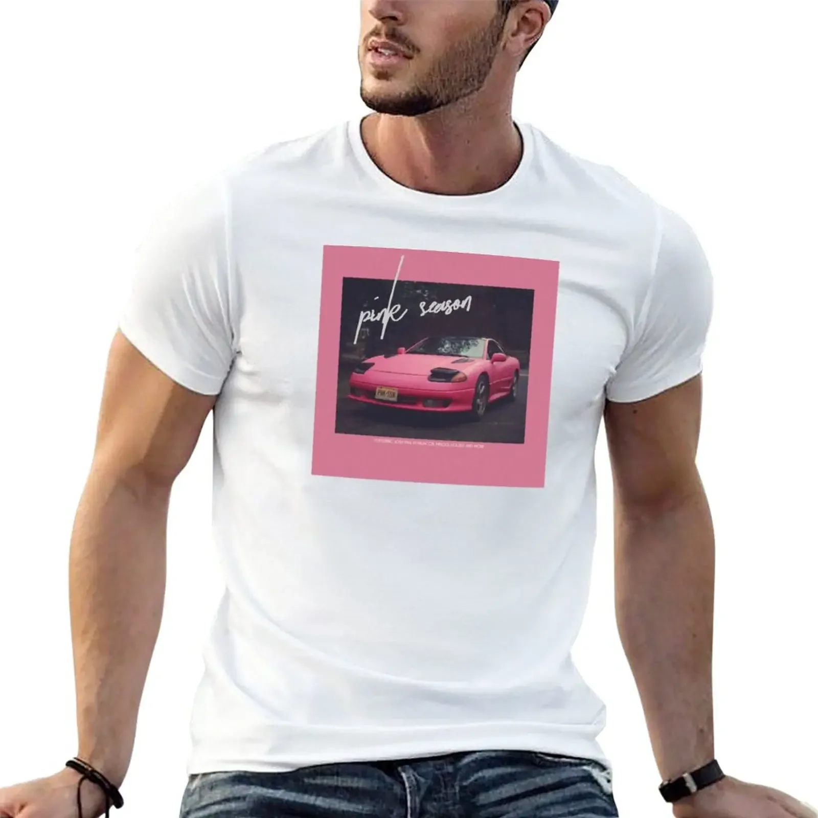 Pink Season T-Shirt kawaii clothes customs men graphic t shirts