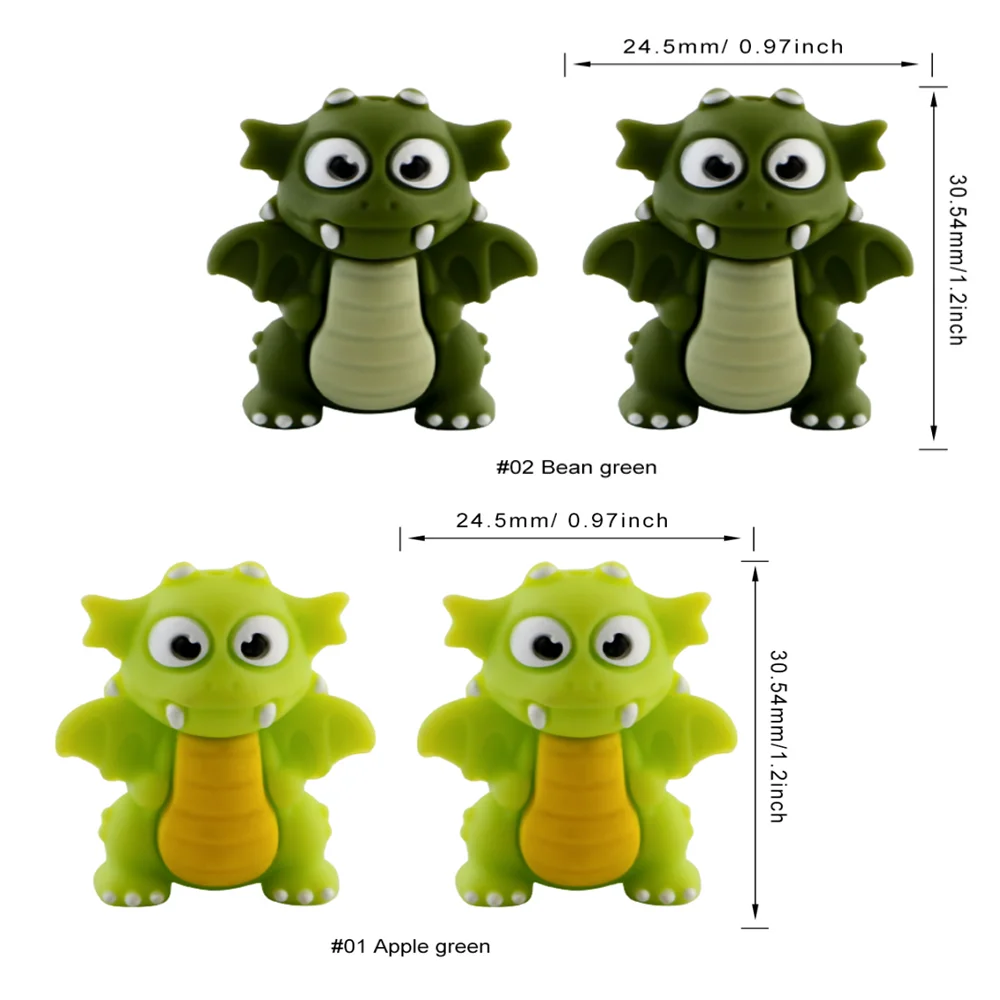 20 قطعة من أجهزة الماشية المصنوعة من السيليكون على شكل حيوانات دي دي ديزينهو أنيمادو فاكاو فيليف جواياس ملحقات أساور كولار