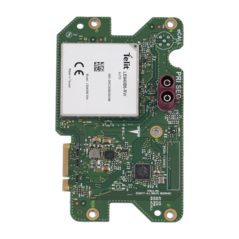 Y45A-EU 4G LTE Modem Adapter for Tesla Model S, 3, X, Y, Titan LE940B6-RW, 1521914-S1-C,1521914