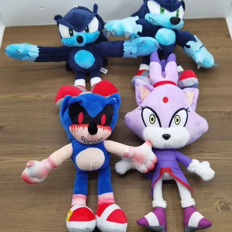 

New Game Character Series 30cm Sonic Amy Doll Machine Doll EXE Hell Tails Luki Green Jett Pixie Anime Plush Doll Kids Gifts