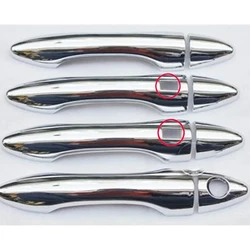8Pcs/Set ABS Chrome Door Handle Cover Trim protector for Hyundai IX 35 Ix35 2010 20112012 2013 2014 Car styling Accessories