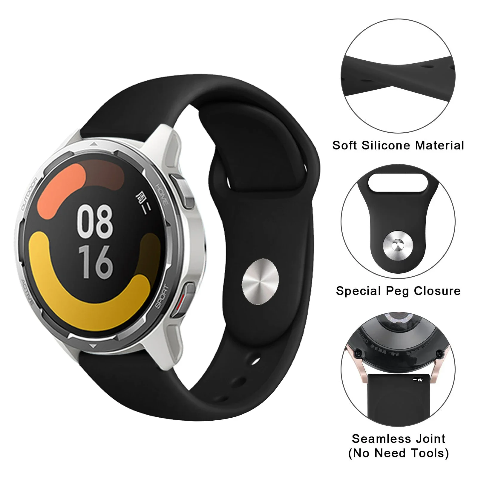 20mm 22mm Watch Band For Xiaomi Watch s1/s1 Active Strap Replacement Strap For Xiaomi Mi Watch Color Watchbands For Mi Watch image 5