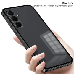 2 in 1 Metal Aluminium Alloy Frame Hard PC Backboard Shockproof Phone Cover for Samsung Galaxy A15 A25 A35 A54 A55 5G Case