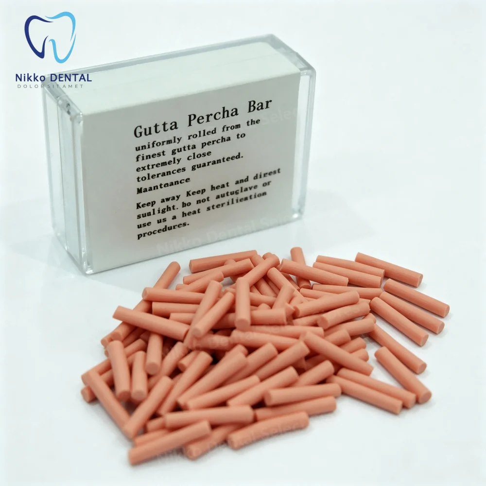 Dental Gutta Percha Points or Pellets, 50pcs/100pcs Endodontic Obturation Root Canal Filling Material for Heater Gun