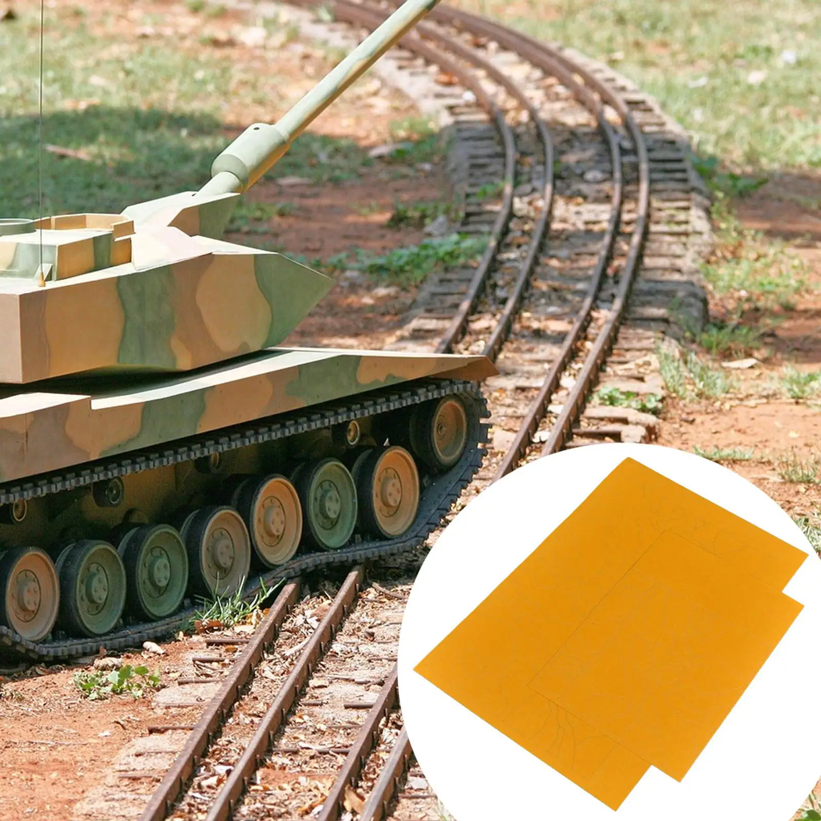 Tank Model Masking Paper DIY Assembly for Hobbyists Camouflage Masking Tape