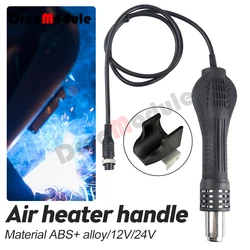 8 Holes/8 Wire Heat Gun Handle BGA Rework Solder Hot Air Blower Heating Gun FOR 858 8586 878 898D Soldering Station Dryer Fan