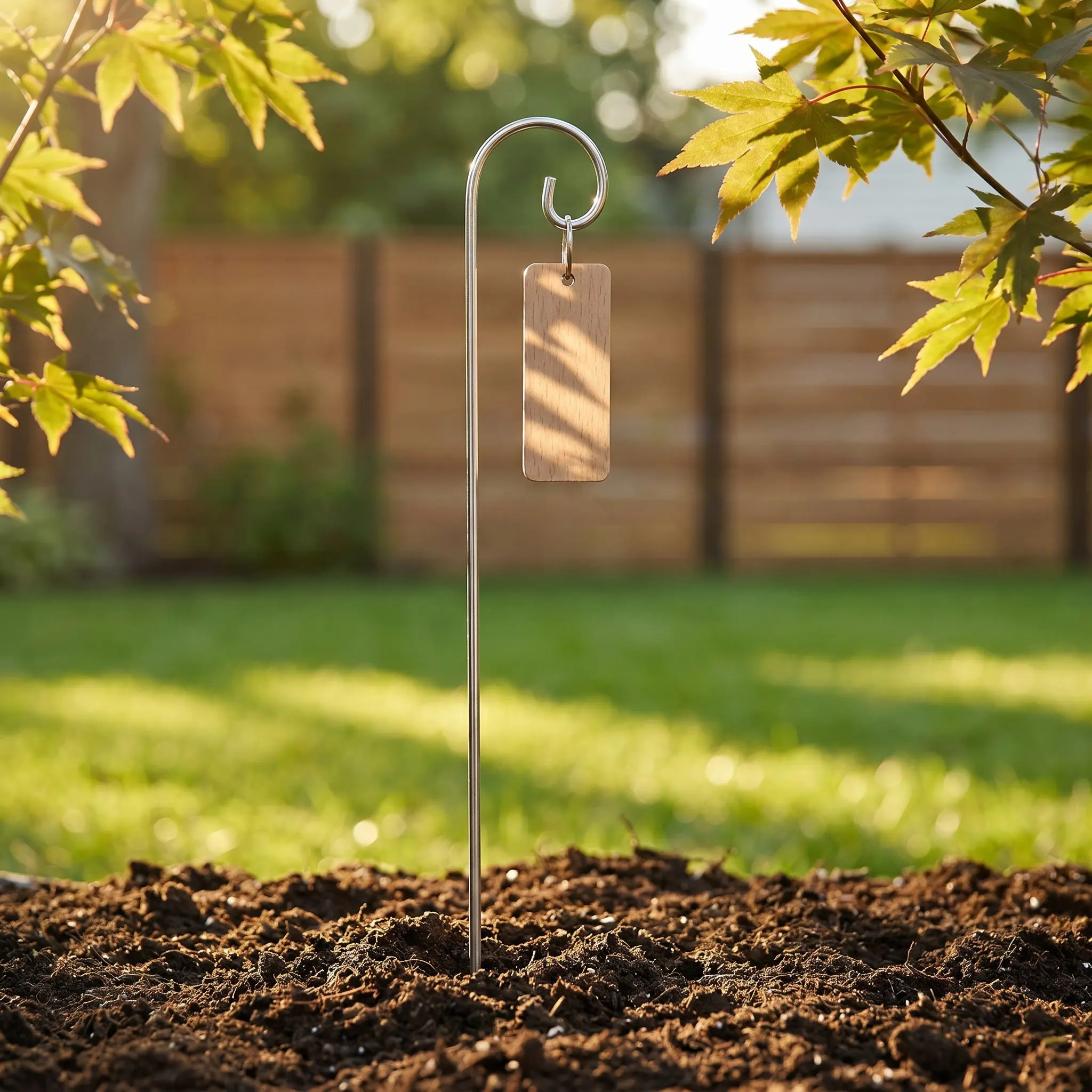 24Pcs Metal Shepherds Hooks for Outdoor Heavy Duty Garden Plant Label Stakes Hanging Plant Tags Lantern Holders