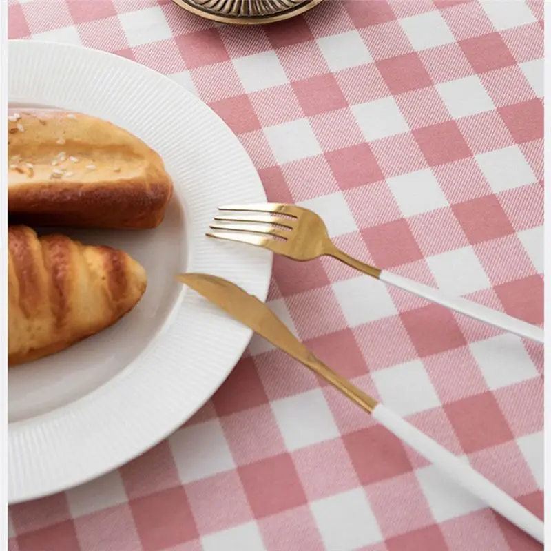 

A24I розовая девчачья скатерть водонепроницаемая скатерть скатерть кофейное свадебное украшение скатерть милая (90X90 см)