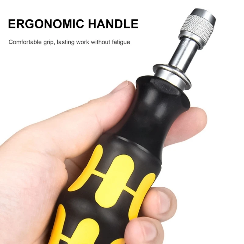 X37E Ratcheting Screwdriver Ratchet Screwdriver Set Multibit Screw Driver,Telescopic Screwdriver Adjustable Rod Length