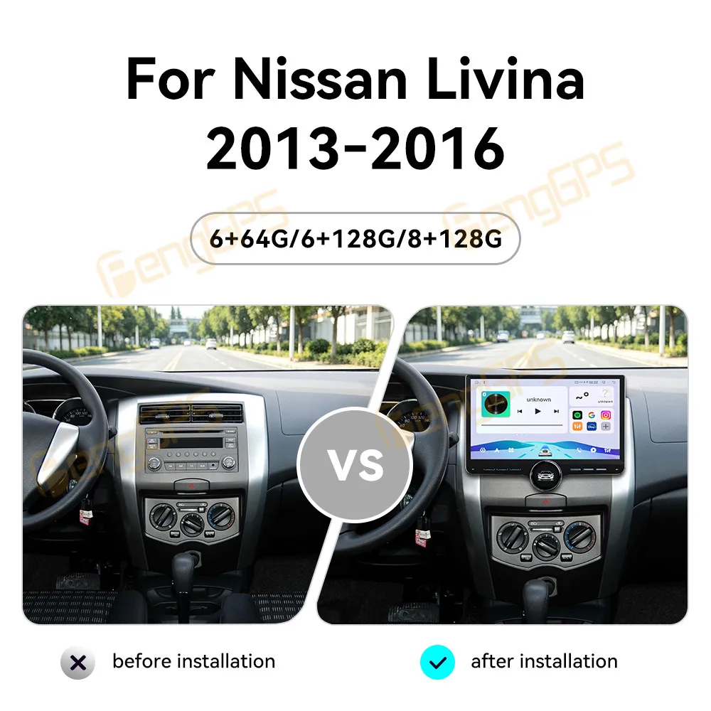 11.5 Inch Screen Car Radio For Nissan Livina 2013-2016 Android Auto GPS Navigation Multimedia Stereo Receiver Head Unit