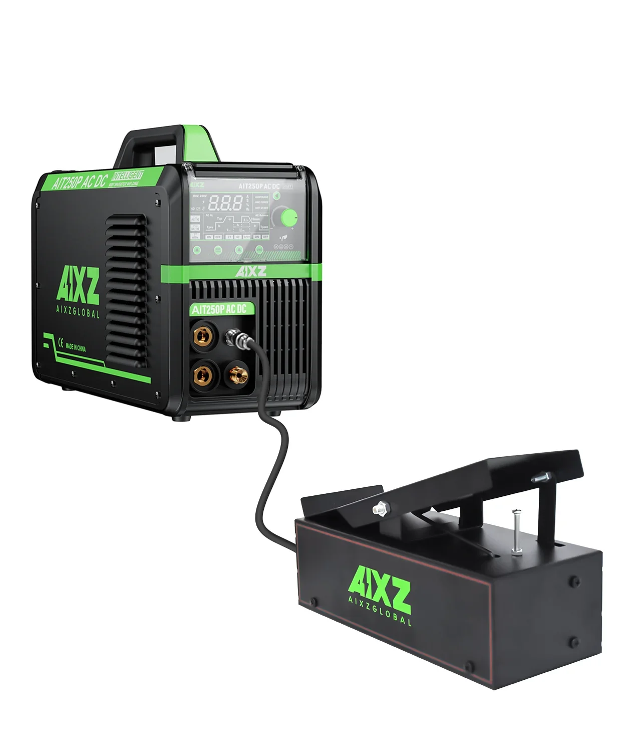 Pedal de Control de Amperaje para Soldadura TIG TXF【Reliable】 con Enchufe de Cinco Núcleos y Cable de Control de 3M para Máquinas de Soldar AC/DC AIT200P/AIT250P