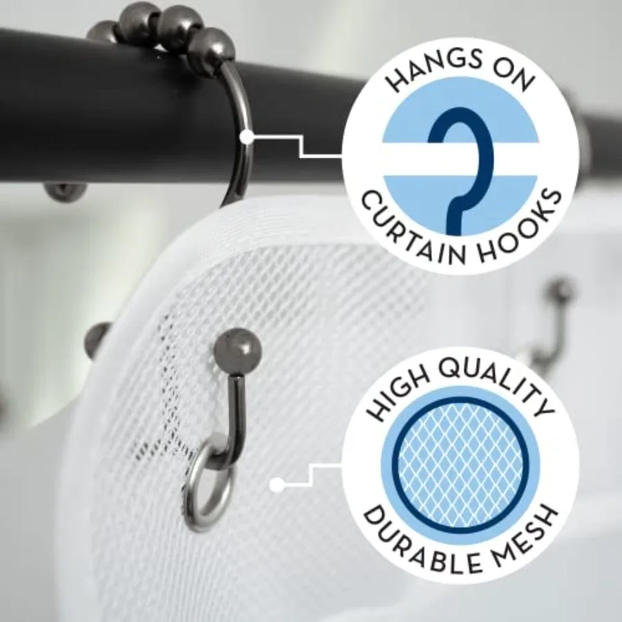 SandT INC. Shower Organizer and Caddy, 2 Pack, 14