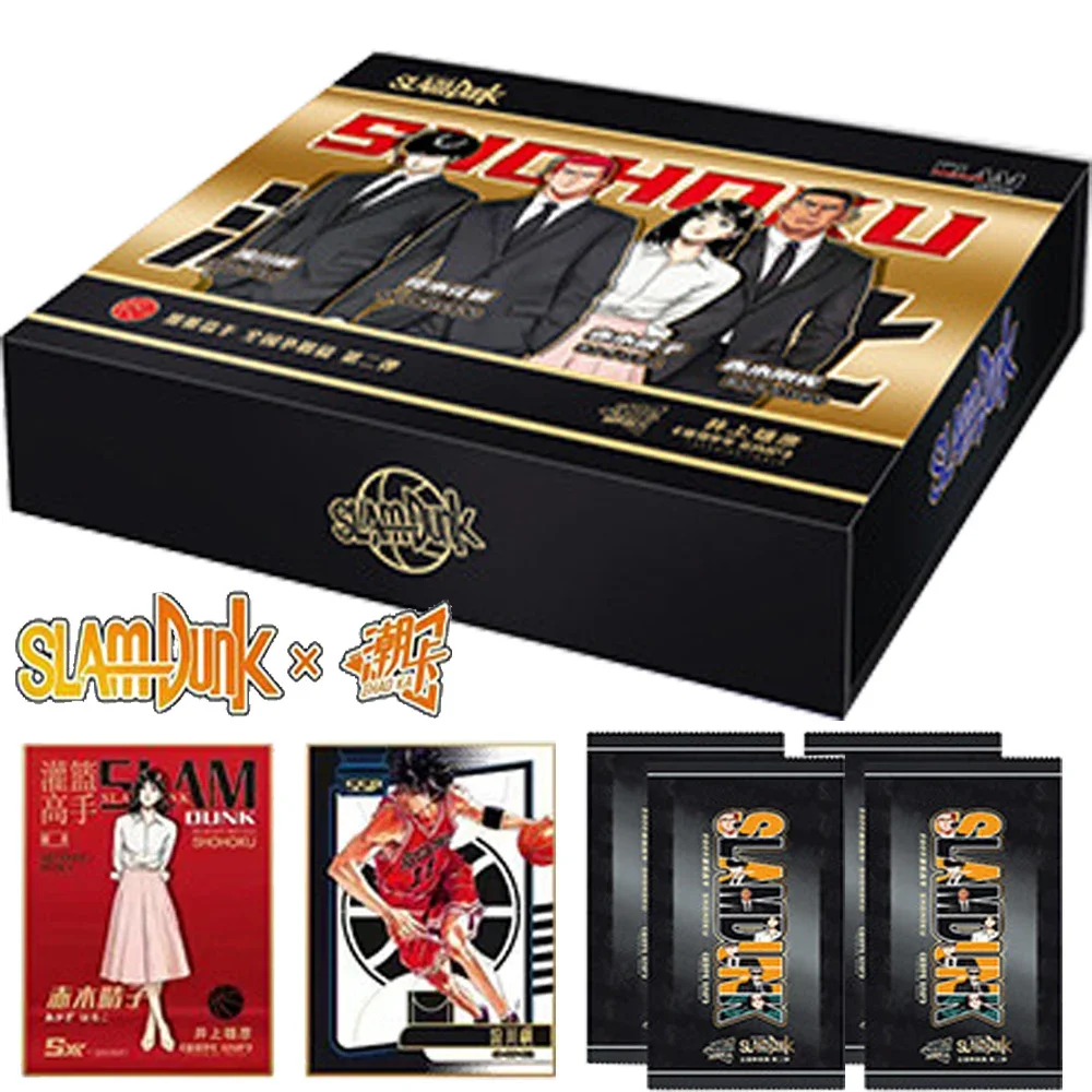 SLAM DUNK Collection Card For Children Sakuragi Hanamichi Haruko Akagi Highly Popular Japanese Anime Limited Game Card Kids Toys