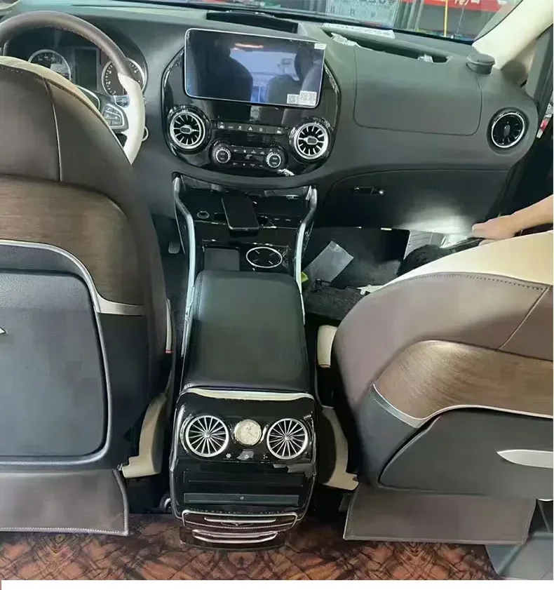 W447 center console V250 armrest interior black car armrest box
