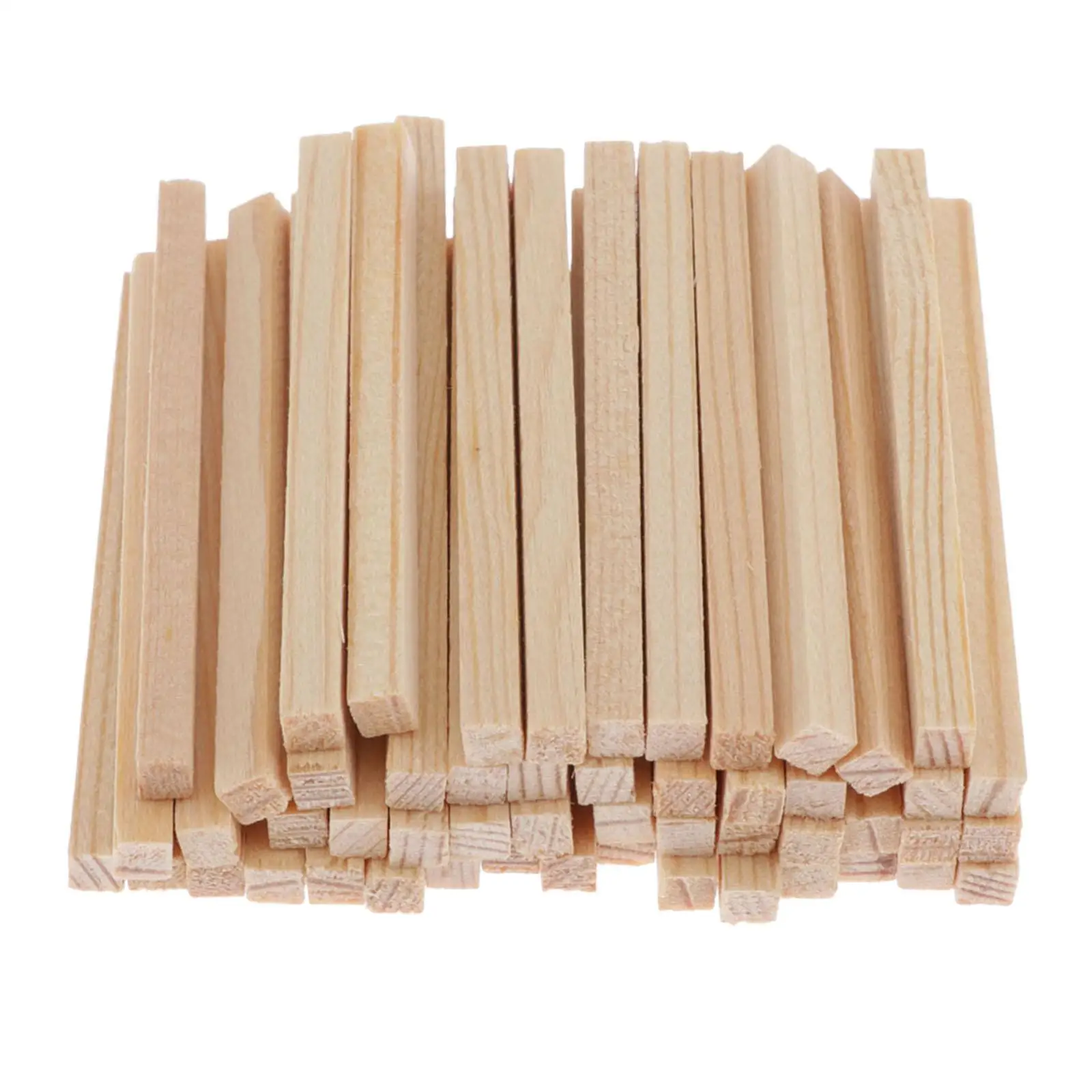 Bastoncini di Legno Grezzo Assortiti, Blocchi per Artigianato, Aste per Modellismo per Progetti di Prototipi Architettonici