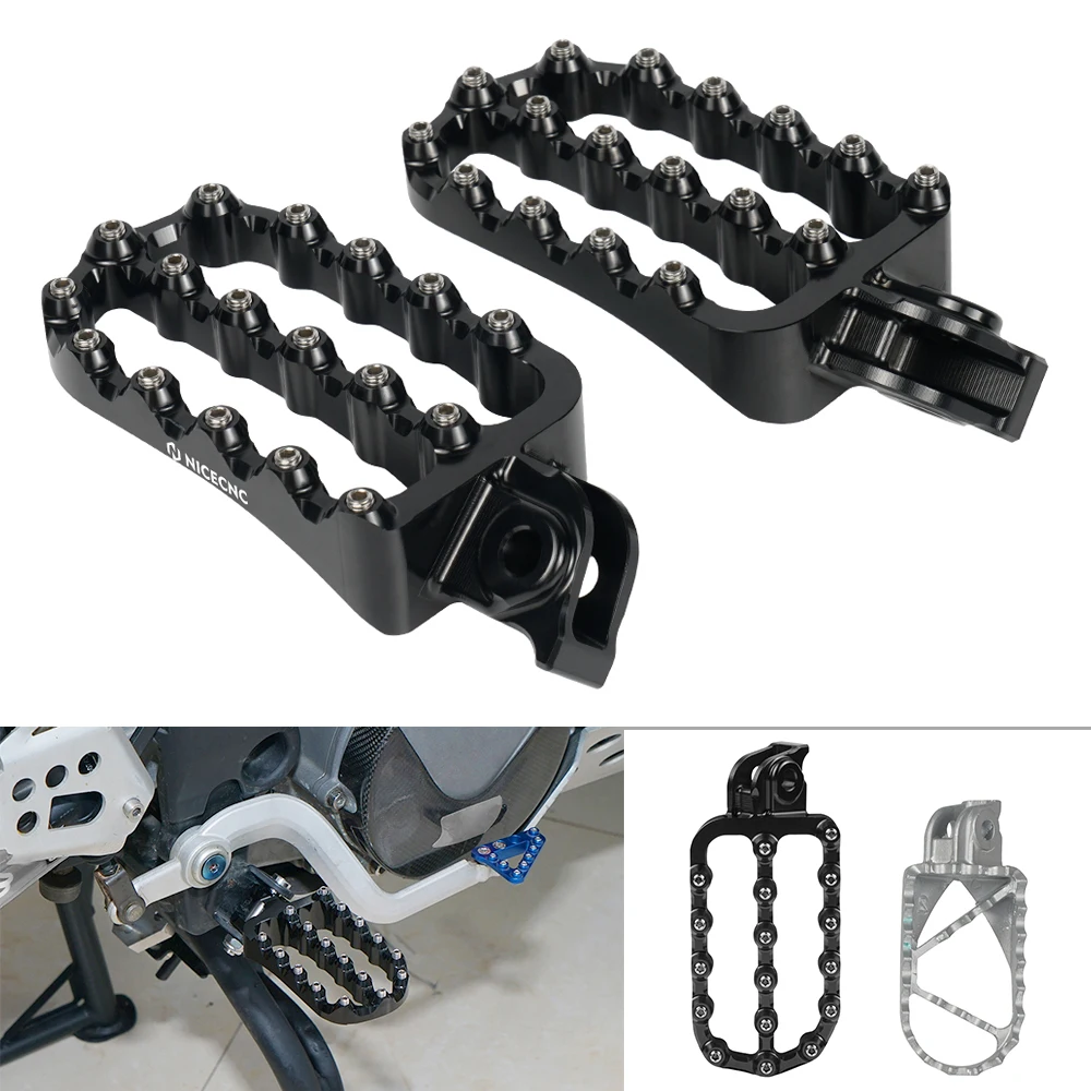 

For 2020-2024 KTM 390 Adventure Footpegs Footrests Wide Foot Pegs Foot Pedal Footpeg for KTM Adventure 390 Adv 2021 2022 2023