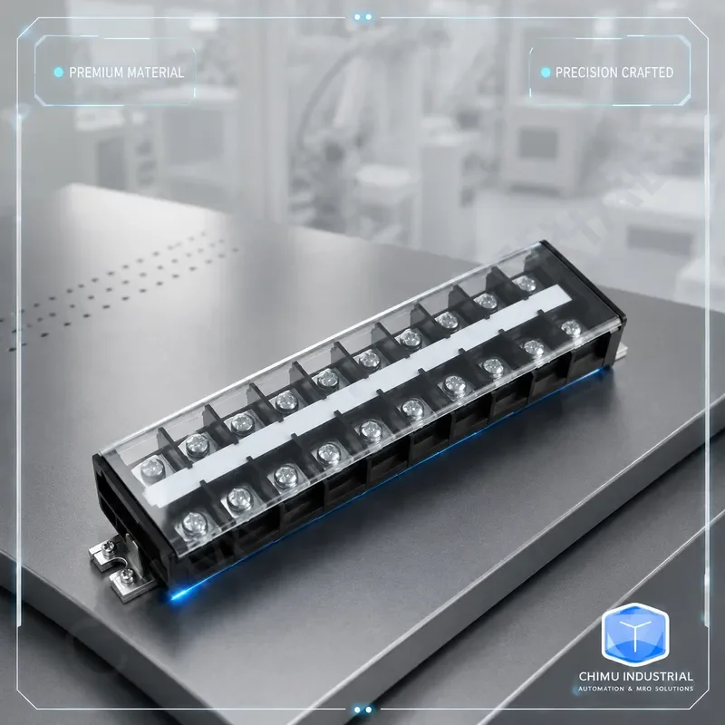 【CHIMU INDUSTRIAL】 TD-20010 200A 10 Section Rail Type Combined Wiring Board Insulated Terminal Block