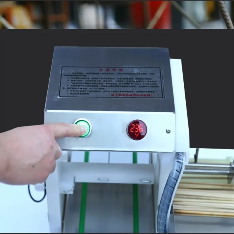 Stainless Steel Full-Automatic Skewer Threading Machine with Easy Cleaning and Maintenance Design