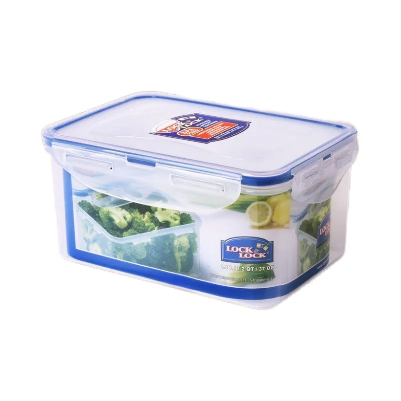 LocknLock Plastic Microwave Safe Food Storage Container Lunch Box Freshness Preservation Fruit Storage Box Rectangular Shape - view 5