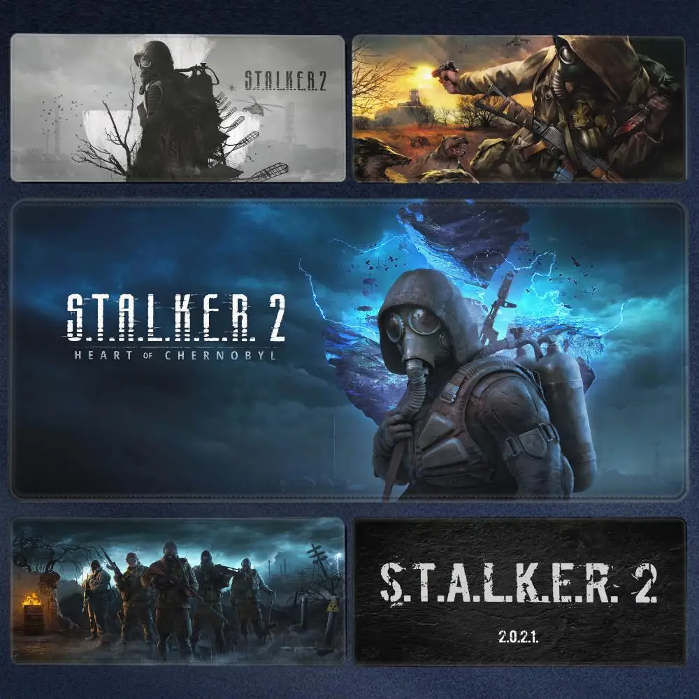 

Stalker 2 Extra Large Gaming Mouse mat Computer Laptop Rubber Pad Gaming Keyboard Pad Desk Pad XXL 12060 cm Lock Edge Mouse Pad