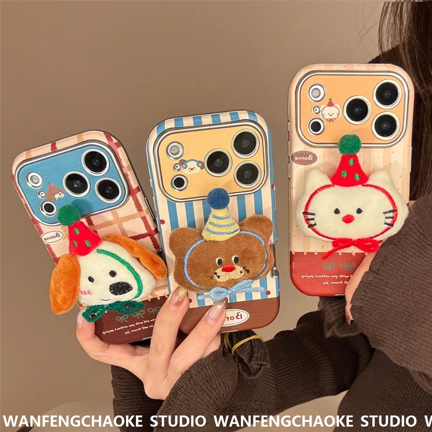 bonecos-de-pelucia-iveis-com-iphone-7promax-da-capa-de-couro-3d-7-acorios-para-celular-sex