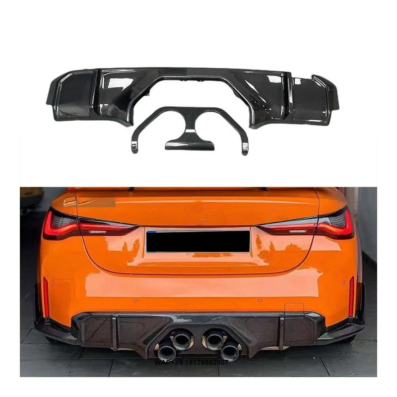 

New Carbon Fiber Bumper for M3/M4 G80/G82-Bolt-On Retrofit Upgrade with Exhaust Cutouts & Universal Fitment