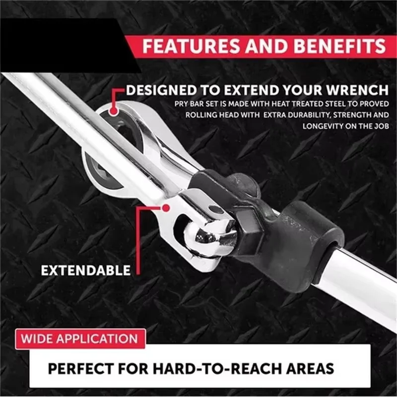 Wrench Extender Tool Adaptor Extension Bar With Small Universal Square Hole Allen And Socket Universal Torque Spanner Extension