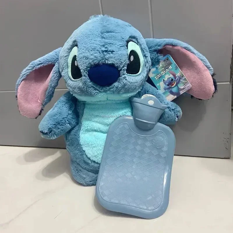 Aoger Disney Anime Hobby Stitch Winter Extra Large Plush Hot Water Bottle Women's Home Water Filling Hand Warmer Girlfriend Gift