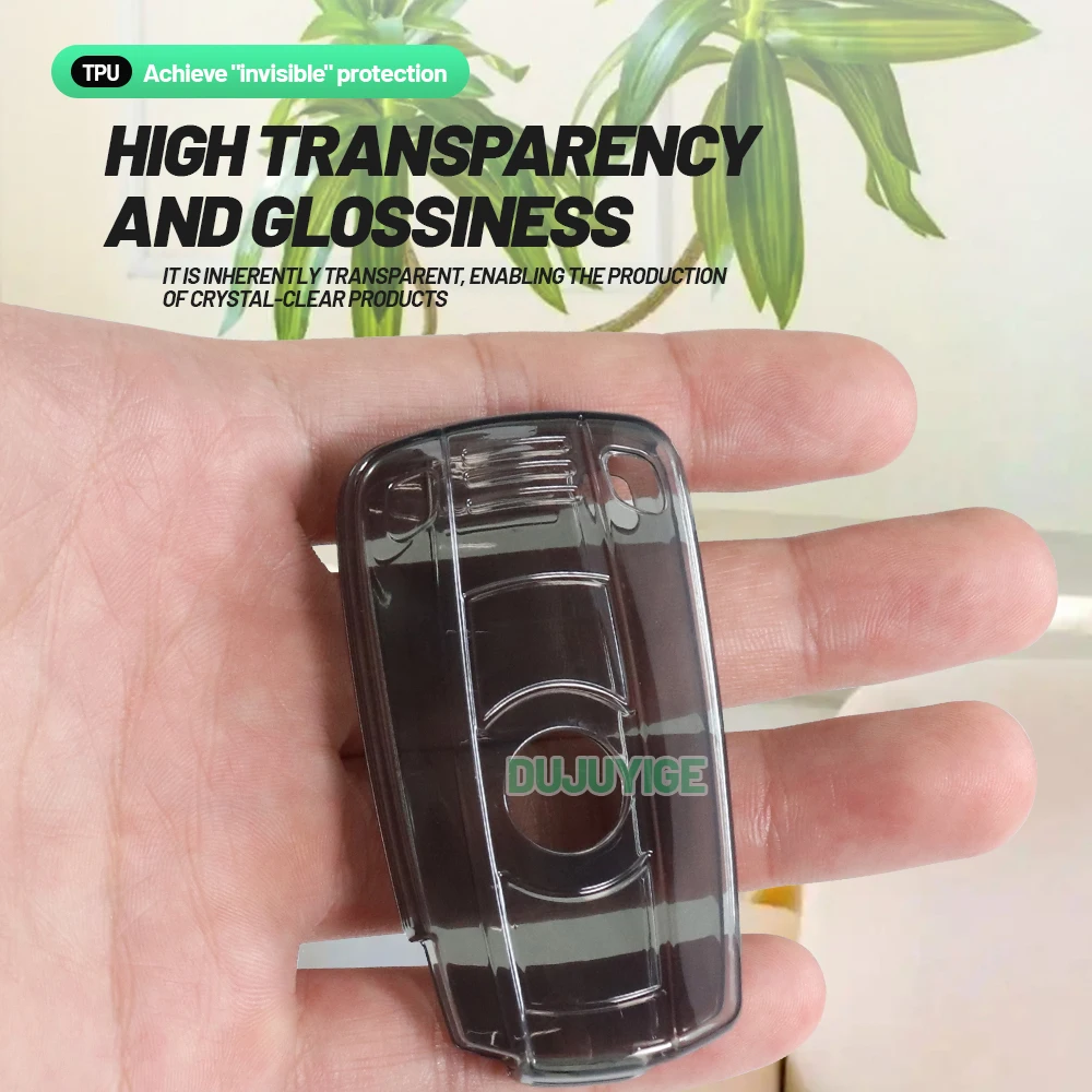 Clear TPU Car Key Case For BMW 3 Series F30 F31 F34 F32 F33 F36 2011-2019 Key Fob Cover Protector Shell Auto Accessories 2015 view 4