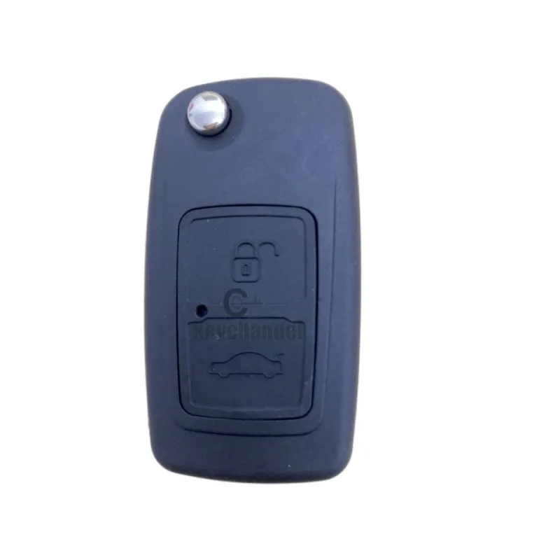 Keychannel-carcasa de llave de coche de 1 piezas, carcasa de mando a distancia con 2 botones para Chery Fullwin, carcasa de llave de repuesto con