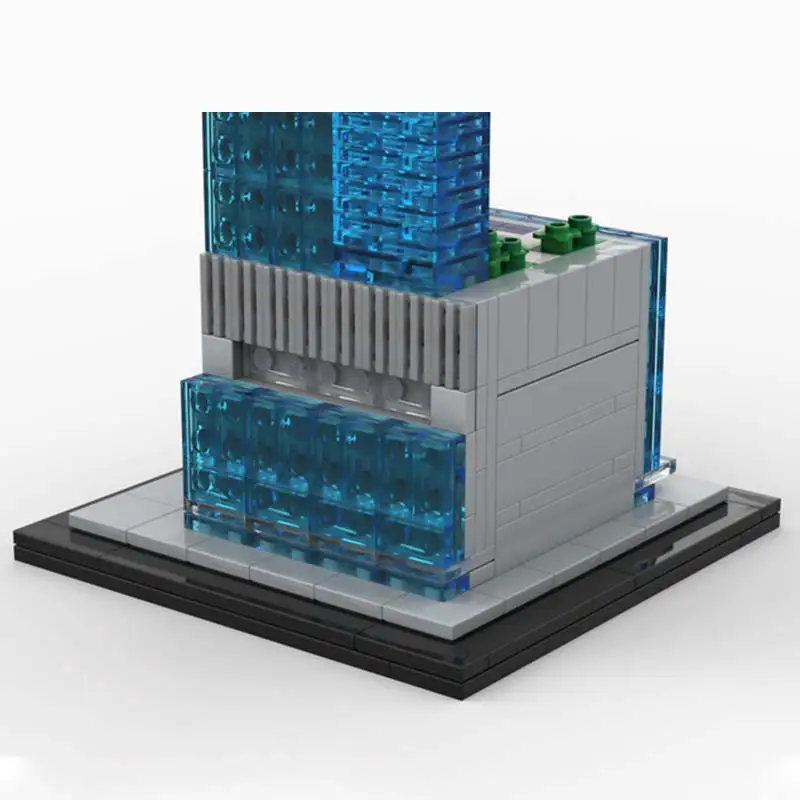 Central Park Tower Architectuur Model Bouwsteen Stad Beroemde Street View Bakstenen Educatief Creatieve Collectie Speelgoed Geschenken
