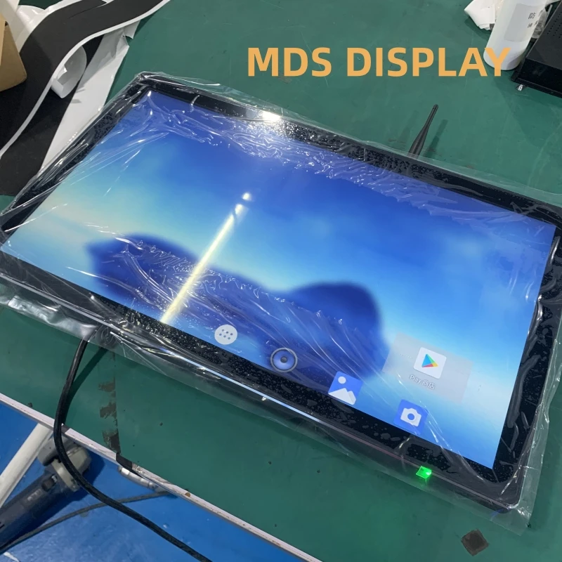 MDS 21.5 inch touch screen Android system Indoor Wall Mounted Advertising LCD monitor product menu display easy to operate