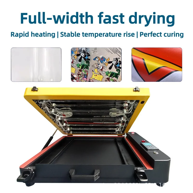 

A2 white ink heat transfer printing baking machine automatic timed rapid drying small oven digital printing supporting equipment