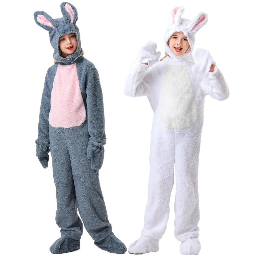 

Halloween Kindergarten White Rabbit Dance Performance Costume Animal Rabbit Stage Children's Little Performance Costume