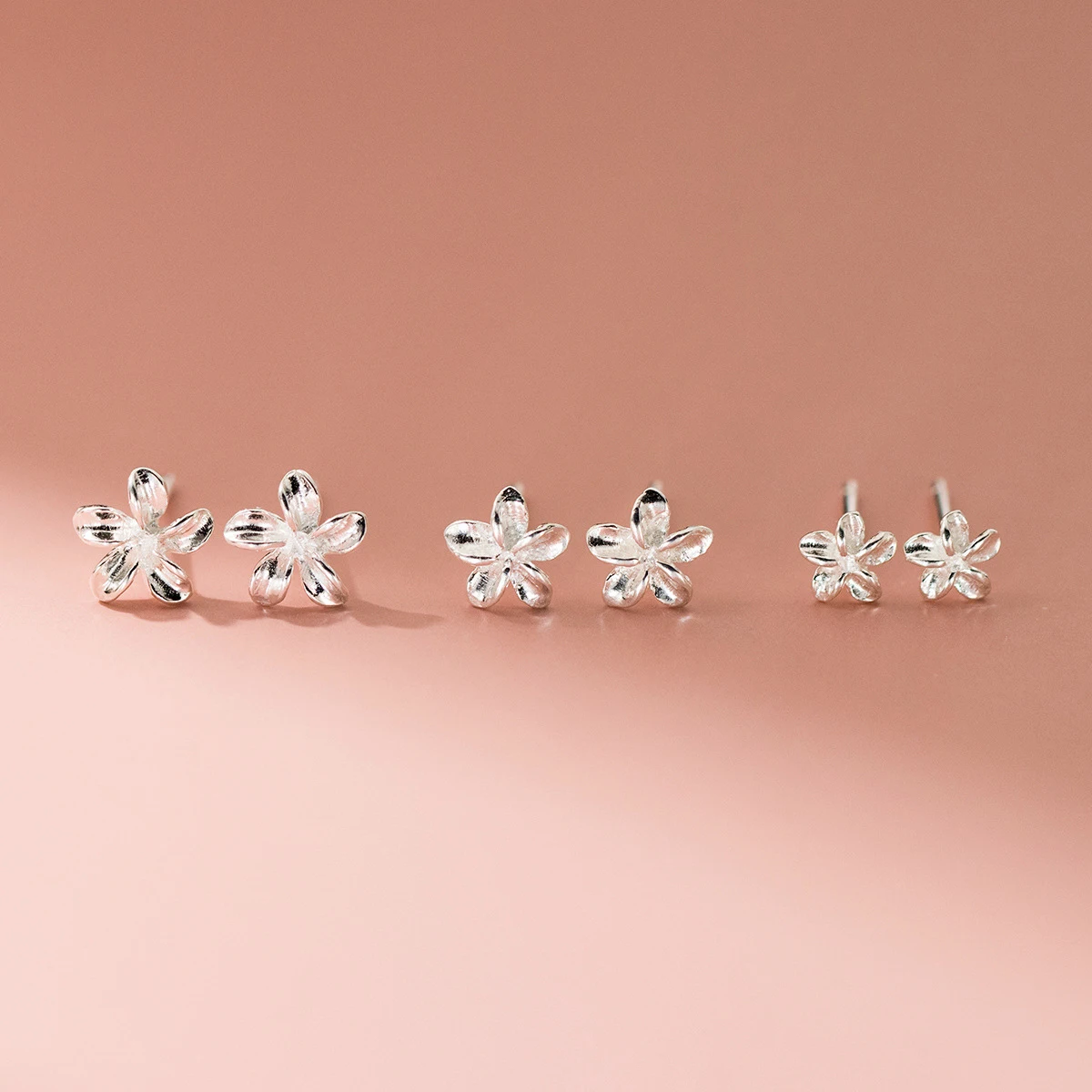 Modian Piccolo Carino Fiore Squisito Orecchini con perno Classic 925 Sterling Silver Charm Gioielli Femminili Per Le Donne di Modo S925 Orecchino